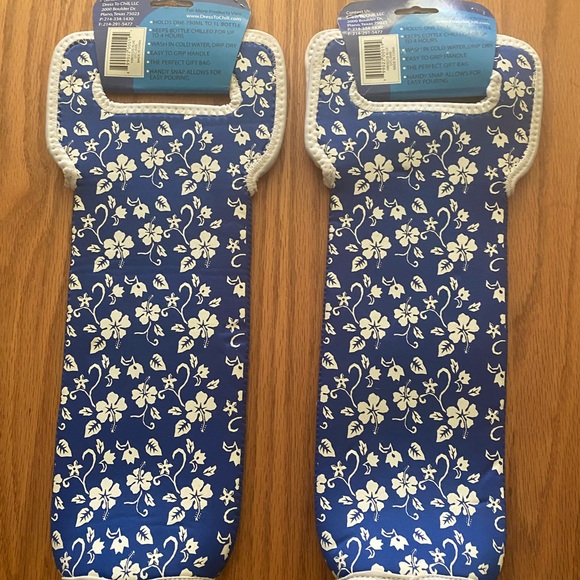 (2) Dress To Chill Bottle Insulator Cooler Holder - Picture 2 of 4